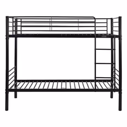 Letto a castello ADAM - Metallo - Nero