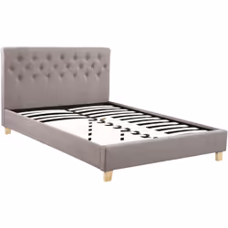 Letto "Emmy" 2 persone - Dimensioni letto: 147 x 209 x 102 cm - Dimensioni materasso: 140 x 190 cm - Struttura in compensato  ...