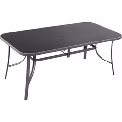 Tavolo da giardino in acciaio - Piano in vetro - 180 x 90 x 72 cm - Regge fino a 180 kg. - Argentato Tavolo da giardino Cordo ...