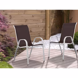 Sedia da giardino textilene &quot;Cordoba&quot; -Phoenix- Talpa -Set di 2