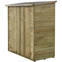 Capanno da giardino lipki - 1.79 x 0.90 x 1.76/1.86 m - 1.62 m² - 12 mm - Fondo e parete posteriore inclusi