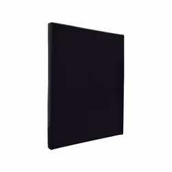 Testiera del letto imbottita 99 cm &quot;Déco&quot; in PVC-Nero