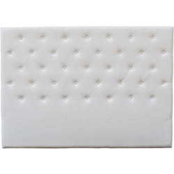 Habitat Et Jardin - Testiera del letto imbottita 169 cm Déco in pvc -Bianco