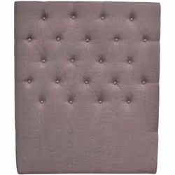 Testiera imbottita Deco - 99 cm per letto: 90 x 190 cm - Taupe - In tessuto Testiera imbottita Deco Per un look semplice ed e ...