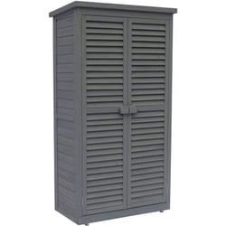 Armadio da giardino 'Space' - 87 x 46,5 x 160 cm - Antracite