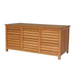 Cassapanca da giardino in legno Macao - 130 x 64 x 60 cm - Marrone