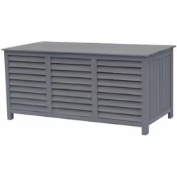 Cassapanca da giardino - 500 Litri - 130 x 64 x 60 cm - In legno d'abete - Riparate la vostra attrezzatura - Peso massimo 30 ...