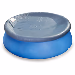 Copertura invernale per piscina rotonda qutoportante- Polietilene opaco 280 g/m2 - Dimensioni della piscina: Ø 4.8 m Copertur ...