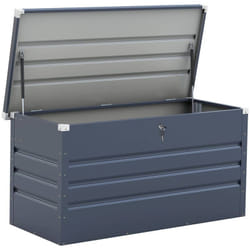 Habitat Et Jardin - Contenitore da giardino 'Store' - 480 l - 132 x 61 x 60 cm - Grigio