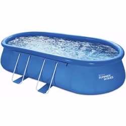 Piscina Fuori Terra ovale - 6,10 x 3,66 x 1,22 m - Filtro a cartuccia 5,299 m3/h 220-240 V - Cartuccia di tipo II - Scala di ...