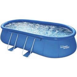 Habitat Et Jardin - Piscina Fuori Terra ovale - 6,10 x 3,66 x 1,22 m