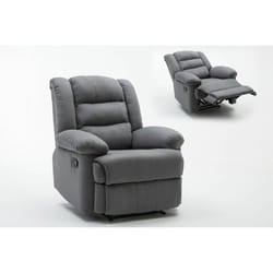 Poltrona relax &quot;Buckingham&quot; - Grigio chiaro