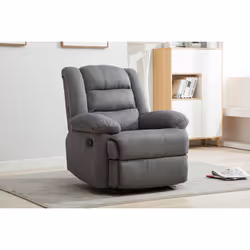 Poltrona relax &quot;Buckingham&quot; - Grigio chiaro