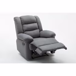 Poltrona relax &quot;Buckingham&quot; - Grigio chiaro