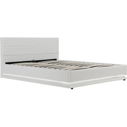 Habitat Et Jardin - Letto led con contenitore 'Anastasia' - 160 x 200 cm - Bianco