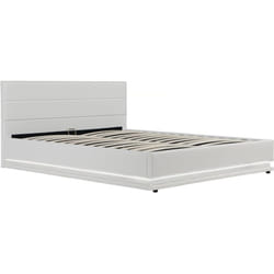 Habitat Et Jardin - Letto led con contenitore 'Anastasia' - 180 x 200 cm - Bianco