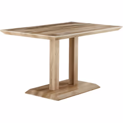 Tavolo da pranzo rettangolare in MDF "Alina" - Dimensioni 130 x 80 x 75 cm - Vassoio spessore 50 mm - colore rovere Tavolo da ...