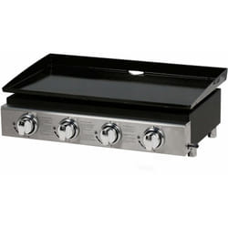 Habitat Et Jardin - Plancha Presto 4 - 4 fornelli - 9.7kW - Grigio