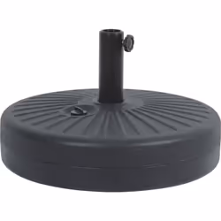 Ombrellone da giardino dritto Alu &quot;Sol&quot; - Rotondo - Ø 3m - Verde - con zavorra