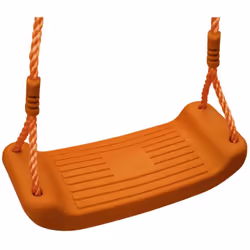 Sedile altalena per bambini "Lilou" - Dimensioni: 112/183 x 38 x 16 cm - Arancione - Materiale: polietilene I vostri bambini  ...