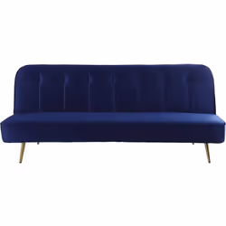 Divano letto in velluto "James" - Dimensioni: 180 x 83 x 75 cm - Struttura: legno di eucalipto + compensato - Materiale: vell ...