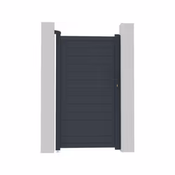 Cancello in alluminio "Marc" - 101,2 x 180,9 cm - Grigio