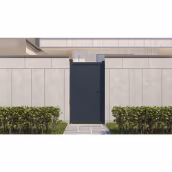 Cancello in alluminio &quot;Marc&quot; - 101,2 x 180,9 cm - Grigio