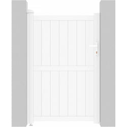 Cancello in alluminio Lola - 101.2 x 155.9 cm - Bianco
