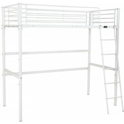 Habitat Et Jardin - Letto a soppalco Alora - 90 x 190 cm - Bianco