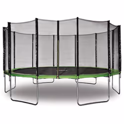 Trampolino da giardino "Yoopi" - Dimensioni: 4,88 x 2,70 m - Diametro: Ø 4,90 m - Materiali: polipropilene, acciaio - Rete di ...