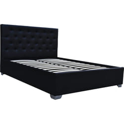 Habitat Et Jardin - Letto matrimoniale con contenitore 'tino' - 180 x 200 cm - Nero