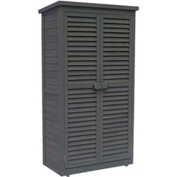 Armadio da giardino 'Space' - 87 x 46,5 x 160 cm - Antracite