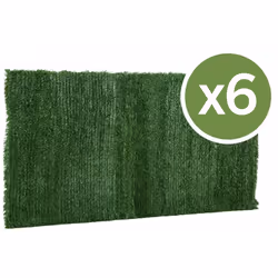 Set di 6 siepi artificiali - 150 x 300 cm - PVC - Bicolore Set di 6 siepi artificiali Questo magnifico set di 6 siepi artific ...