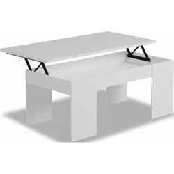 Tavolino 'Diana' - 102 x 50 x 43 cm - Bianco