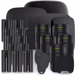 Composizione del kit: 1 centrale di allarme Ajax Hub Plus 5 Rilevatori di movimento compatibile animali MotionProtect 9 Rilev ...