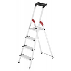 Scala professionale a 4 gradini xxl in alluminio altezza di accesso 284 cm - ProfiStep xxl - Hailo
