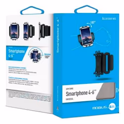 Mobilis ARM BAND 4-6IN . custodia per cellulare 15,2 cm (6") Fascia da braccio Nero - Vista aggiuntiva 4