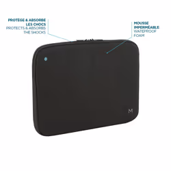 Mobilis 003065 borsa per laptop 35,6 cm (14") Custodia a tasca Nero - Vista aggiuntiva 3