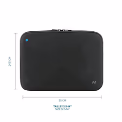 Mobilis 003065 borsa per laptop 35,6 cm (14") Custodia a tasca Nero - Vista aggiuntiva 4
