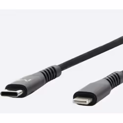 Mobilis 001343 cavo Lightning 1 m Nero