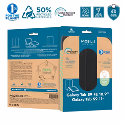 Mobilis Re.Life 27,9 cm (11") Custodia flip a libro Nero