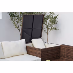 Concept Usine Silang set mobili da esterno Marrone, Bianco - Vista aggiuntiva 6