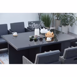 Concept Usine Monaco set mobili da esterno Nero, Grigio - Vista aggiuntiva 4