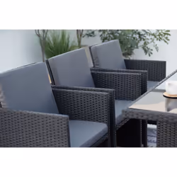 Concept Usine Monaco set mobili da esterno Nero, Grigio - Vista aggiuntiva 5
