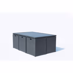 Concept Usine Monaco set mobili da esterno Nero, Grigio - Vista aggiuntiva 6