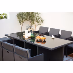 Concept Usine Monaco set mobili da esterno Nero, Grigio - Vista aggiuntiva 7