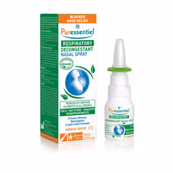 Puressential Spray Decongestionante è un rimedio per alleviare le infiammazioni ed infezioni al naso e alla gola.
