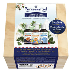Puressentiel Cofanetto Miscele Diffusore Cocooning + Happy + Energia Positiva 10ml