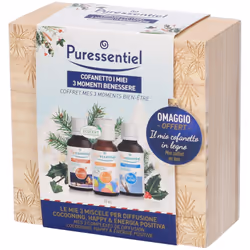 Puressentiel Cofanetto Miscele Diffusore Cocooning + Happy + Energia Positiva 10ml