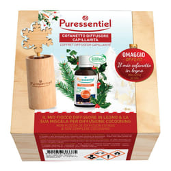 Puressentiel Cofanetto in Legno con Diffusore Fiocco e Miscela Cocooning 30ml